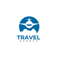 Travel company logo design template