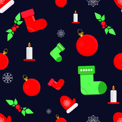 christmas seamless pattern