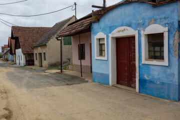 Fototapeta na wymiar old street in the town