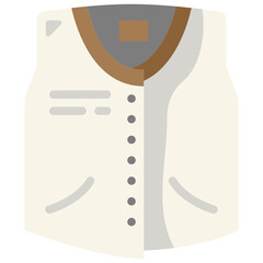 vest flat icon