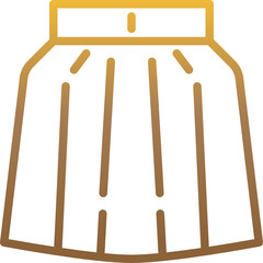 skirt gradient icon