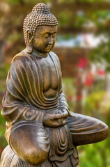 statue en bronze de bouddha 
