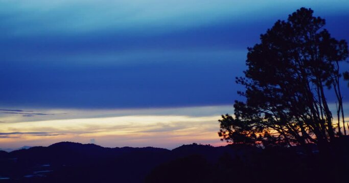 A Breathtaking Sunrise View in The Cameron Highlands, Malaysia