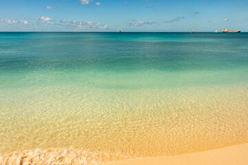 Beach in Barbados Island, Caribbean Island