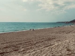 Fototapeta premium the beach in the morning