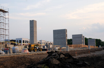 site with truck/Woodbridge NJ construction site