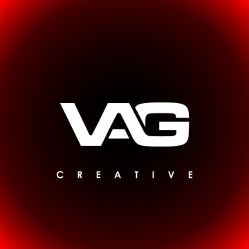 VAG Letter Initial Logo Design Template Vector Illustration