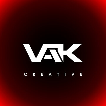 VAK Letter Initial Logo Design Template Vector Illustration