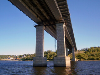View from under the bridge