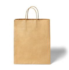 bag paper isolated package brown blank shopping paper bag retail  container sale store gift shop design