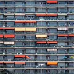 Fotobehang Rotterdam facade © Steve