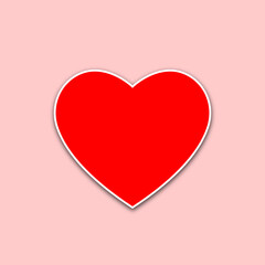 Heart applique background.  illustration for your design.