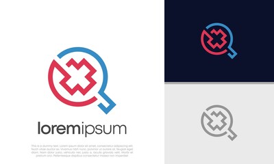 Obraz premium Abstract logotype for medical pharmacy. Logo design template. Medical health. Community logo design.