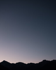 Haller Mauern Sillhouette