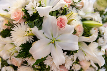 lily in bouquet