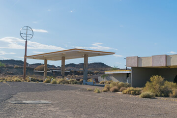 Abandoned Ruins In Mojave Desert on Public Land California
