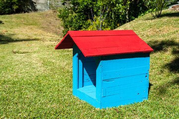 Colorful doghouse