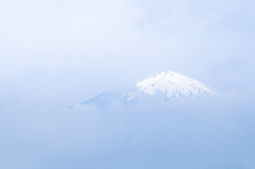 Beautiful landscape Mountain Fuji in japan.