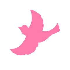 Bird icon. Sparrow icon.Bird in flight vector illustration.