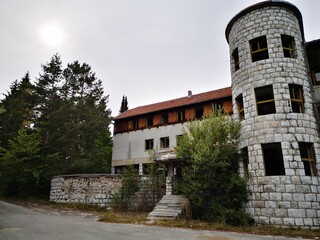 abandoned hotel Tara in serbia