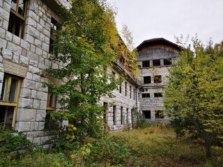 abandoned hotel Tara in serbia