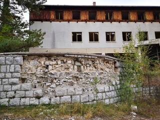 abandoned hotel Tara in serbia