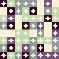 Abstract Geometric Pattern generative computational art illustration