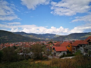 summer day in Bajina Basta Serbia