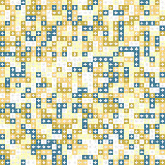 Abstract Geometric Pattern generative computational art illustration