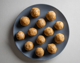 Kneidalach, Homemade Matzo Ball on a plate