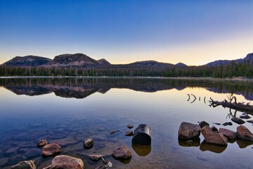 lake in the mountains