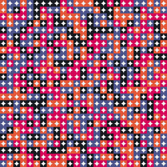 Abstract Geometric Pattern generative computational art illustration