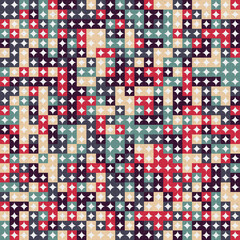 Abstract Geometric Pattern generative computational art illustration