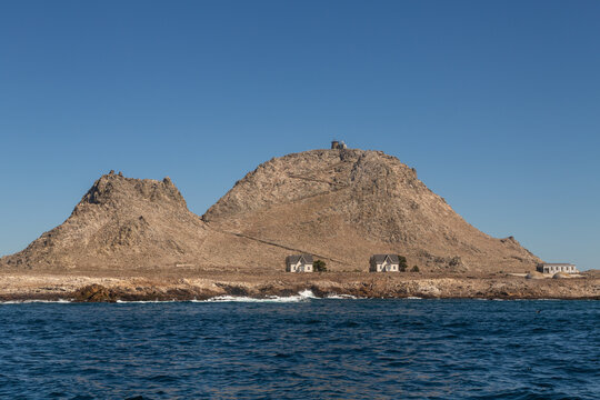 Small Homes On Farallon Islands Near San Francisco California