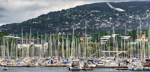 Sail boat marina