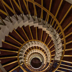 Fototapeta premium Hotel staircase