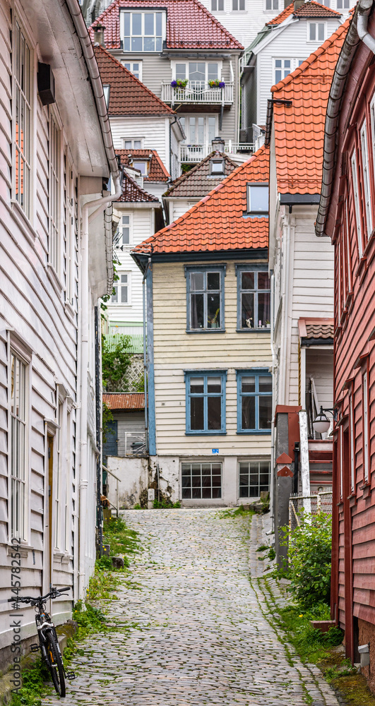 Wall mural old bergen