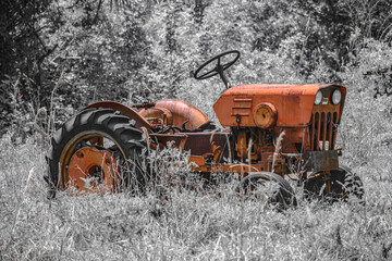 old tractor