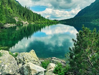 Lake in the Polish Tatra Mountains, Morskie Oko © Robert