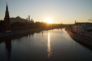 Fototapeta premium Moscow: dawn over the Kremlin