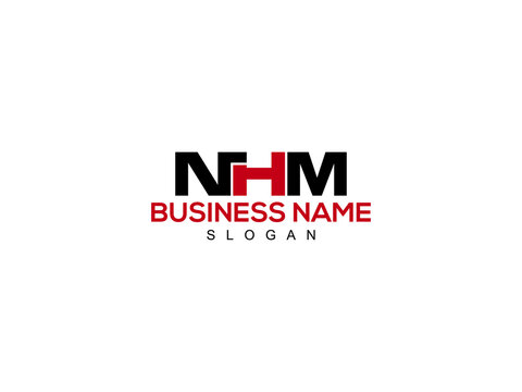 Letter NHM Logo Icon Vector Image Design For Company or Business