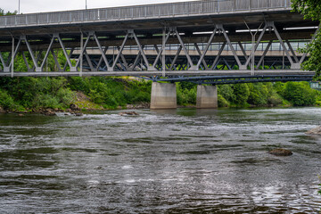 Long-term recordings on the Lägen river  near Larvik in Norway where fishermen gather