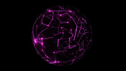 Connections concept on rotating sphere