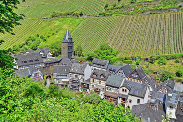 Naklejka premium Bacharach am Rhein