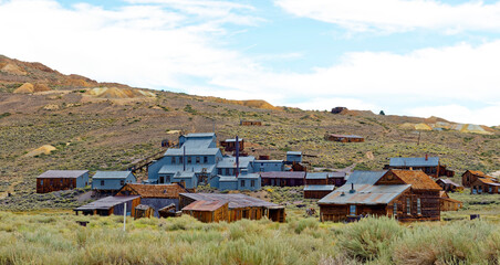 19th century gold mining ghost town of Bodie, California, a State Historic Park - 445787978