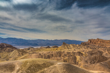 Fototapeta na wymiar Death Valley Twenty Mule Team Canyon, California