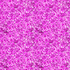 Glitter pink sparkling confetti seamless pattern background. Shiny texture graphic illustration