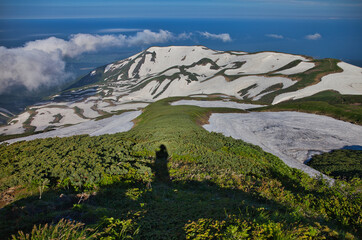 Mt.Chokai, early summer 初夏の鳥海山登山