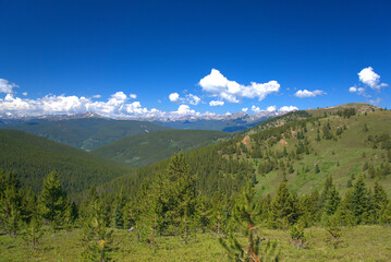 Mountain top views from a ATV