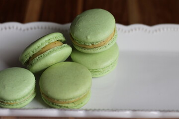 green macarons